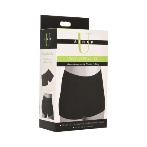 Arnés Strap U Incognito Boxer con O-Ring Oculto L/XL