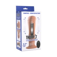 Thump It 7X Dildo Vibrante y Golpeador con Control Remoto - Sensación Definitiva