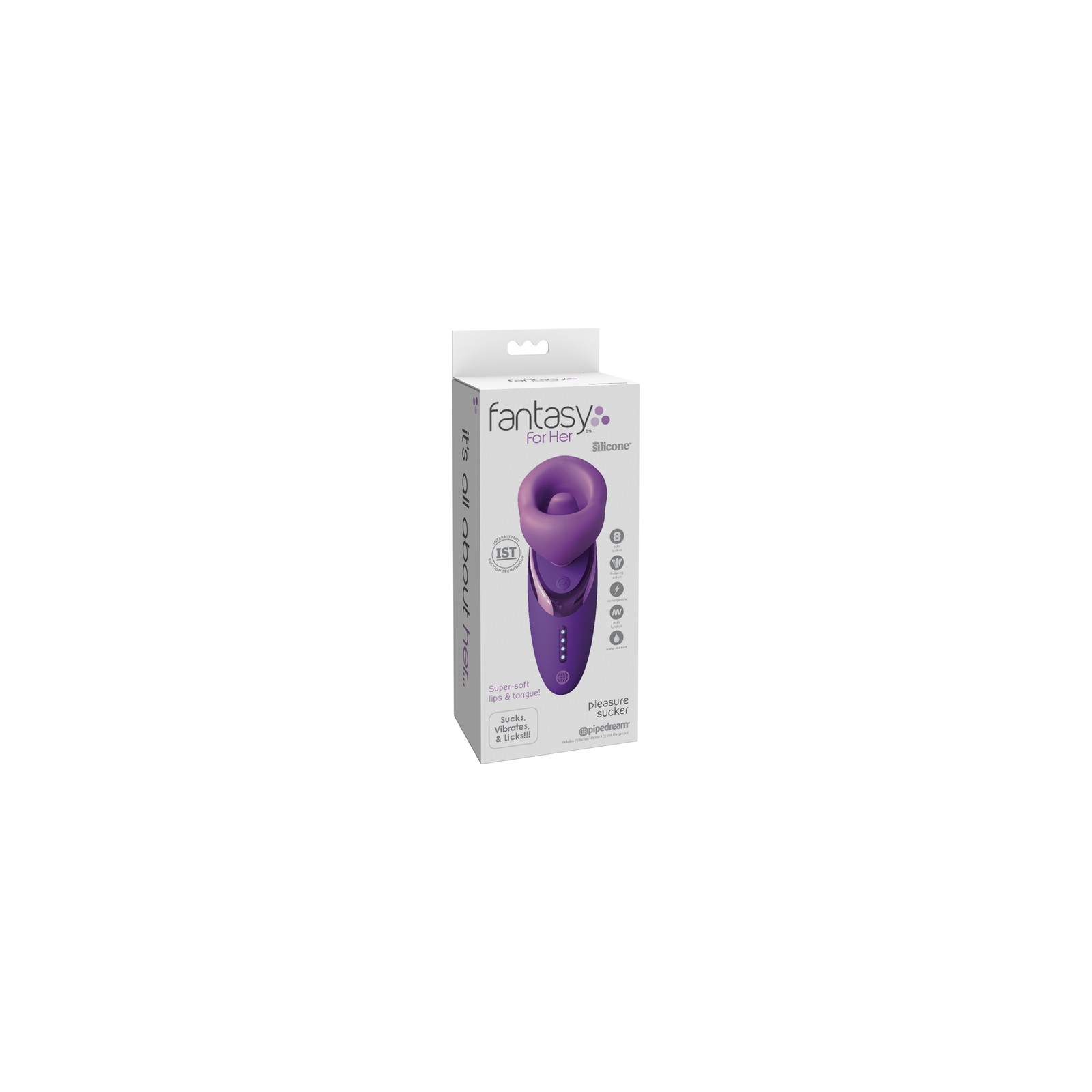 Fantasy for Her Pleasure Sucker with Suction and Vibration