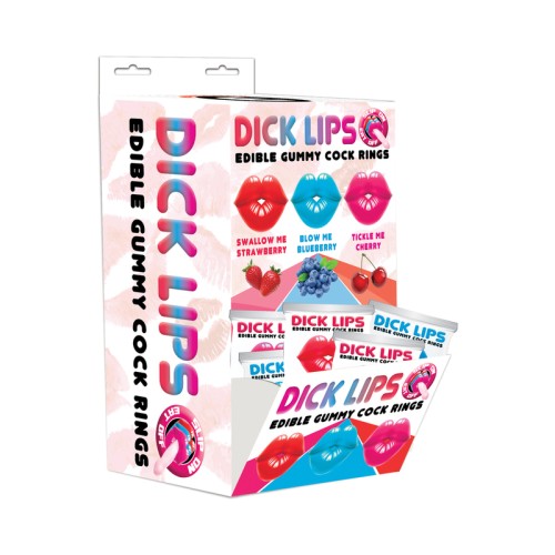 Anillos de Gelatina Edibles Dicklips