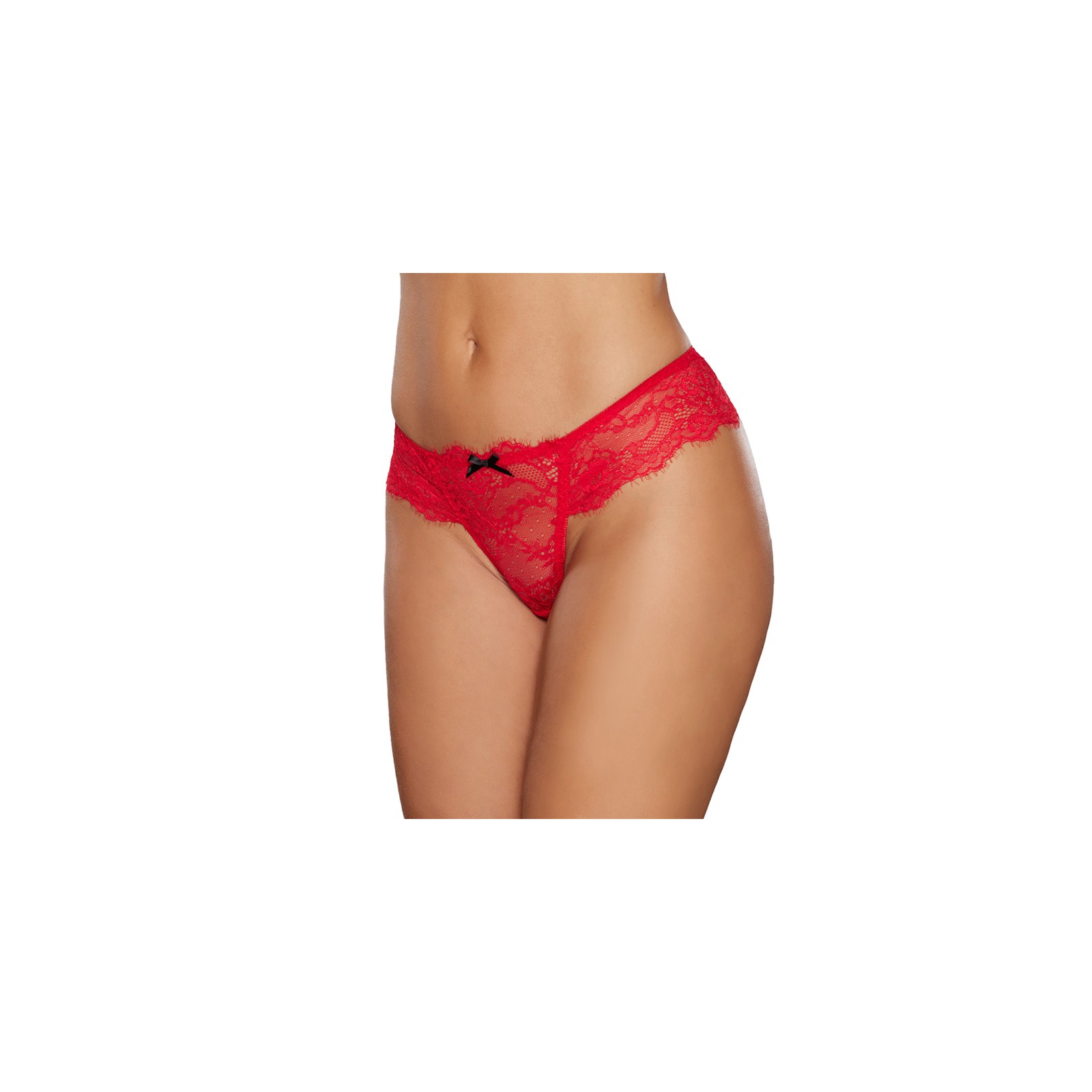 Allure Babe-a-licious Wide Lace Band Thong