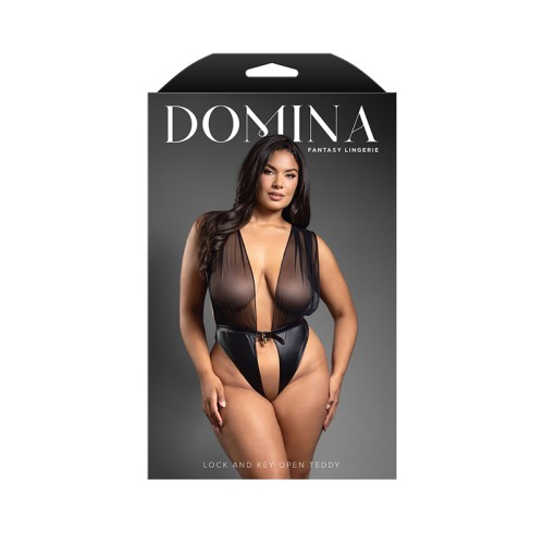 Teddy de Malla Domina de Fantasy Lingerie para Confianza y Seducción