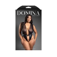 Fantasy Lingerie Domina Mesh Teddy for Confidence and Seduction