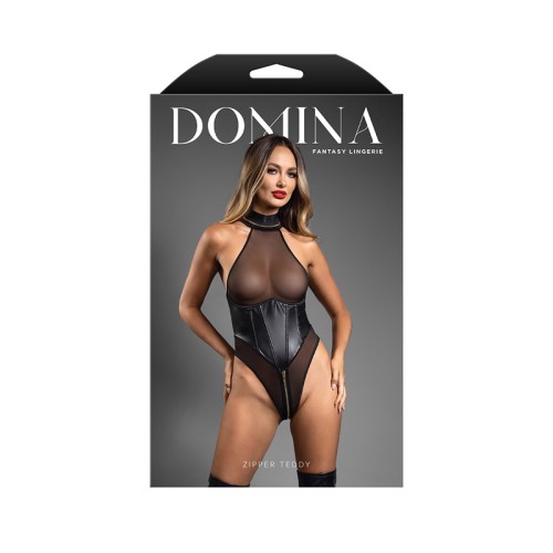 Fantasy Lingerie Domina Corset de Cuero Sintético