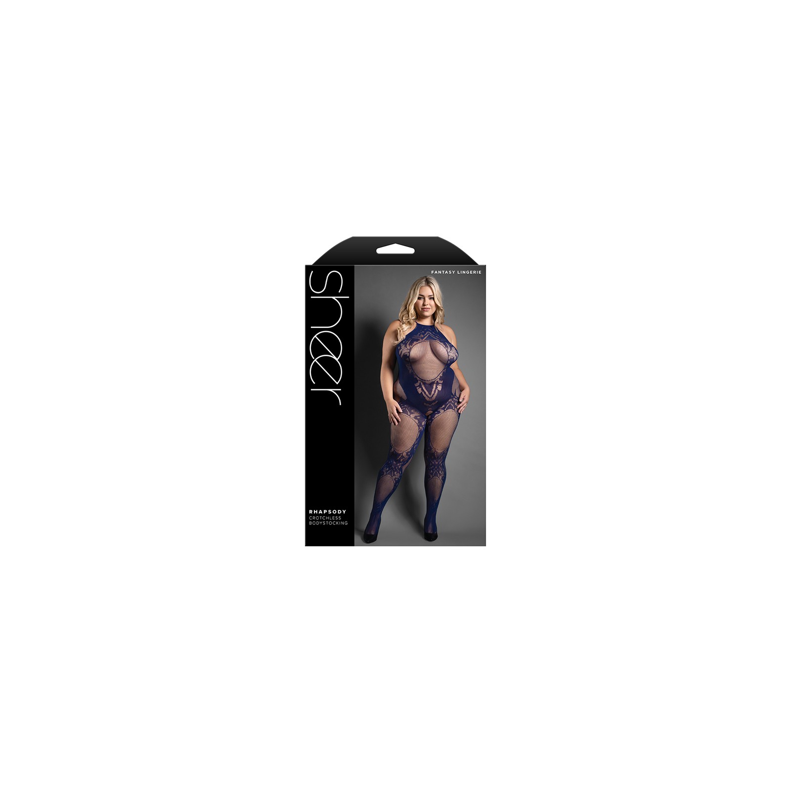 Bodystocking Crotchless Rhapsody Transparente Fantasy Lingerie