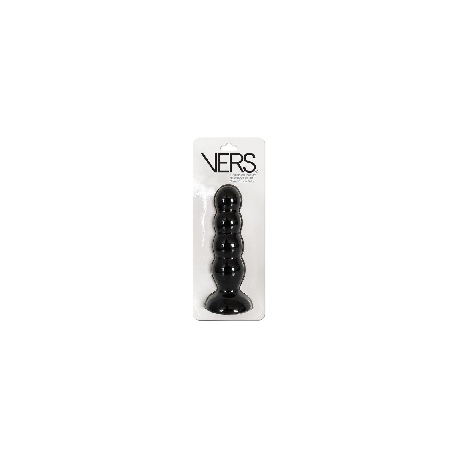 VERS Liquid Silicone Suction Plug with Steel Balls for Ultimate Pleasure