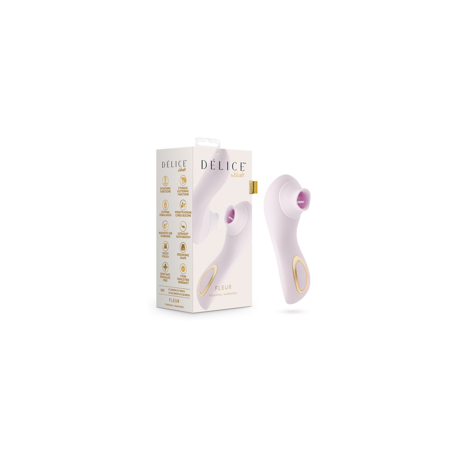 Vibrador Delice Fleur Pulsante para Placer Dirigido