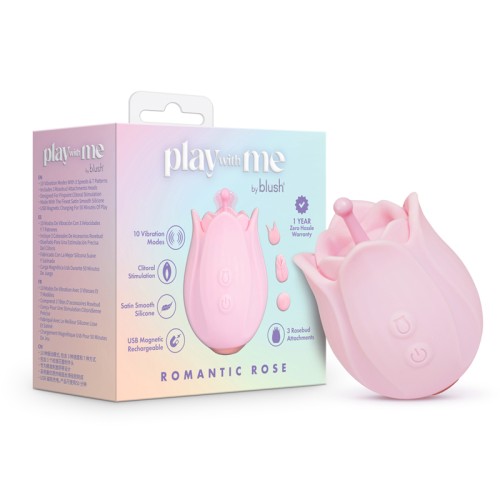 Play With Me Romantic Rose Pink Massager