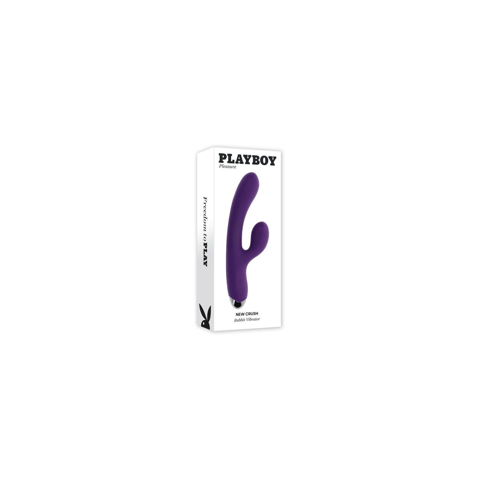 Vibrador Conejo New Crush de Playboy - Estimulación de Doble Eje