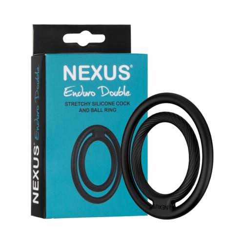 Anillo para el Pene y los Testículos Nexus Double Enduro de Silicona