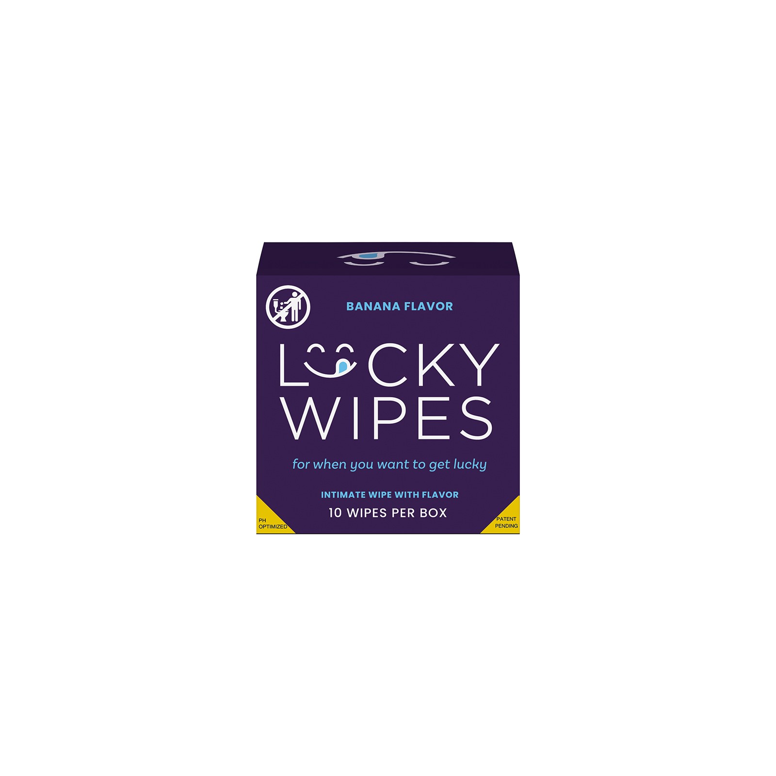 Sweetums Lucky Wipes Banana Flavor 10-Pack