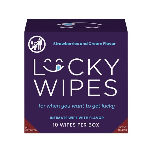 Sweetums Lucky Wipes - Strawberries & Cream Flavor