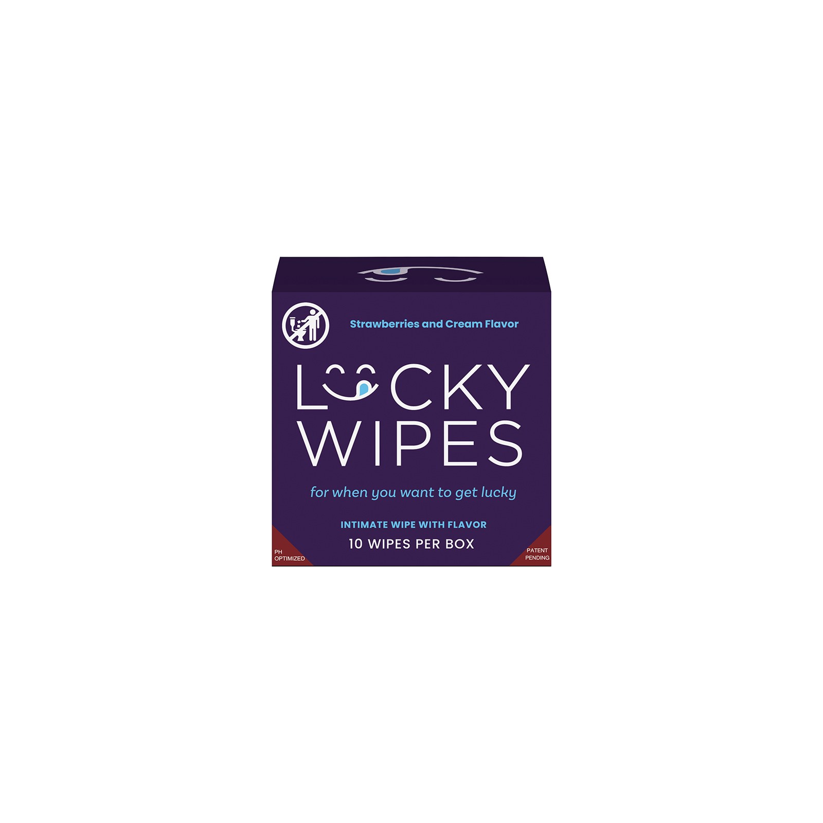 Toallitas Lucky Wipes - Sabor Fresa y Crema