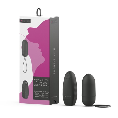 B Swish Bnaughty Classic Unleashed - Vibrator with Remote