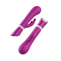 Vibrador B Swish Bwild Deluxe Bunny Frambuesa