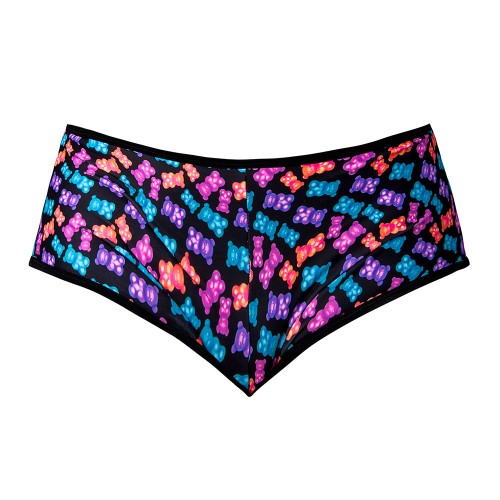 Magic Silk Hazy Dayz Boy Short Ositos Gummy - Tamaño Reina