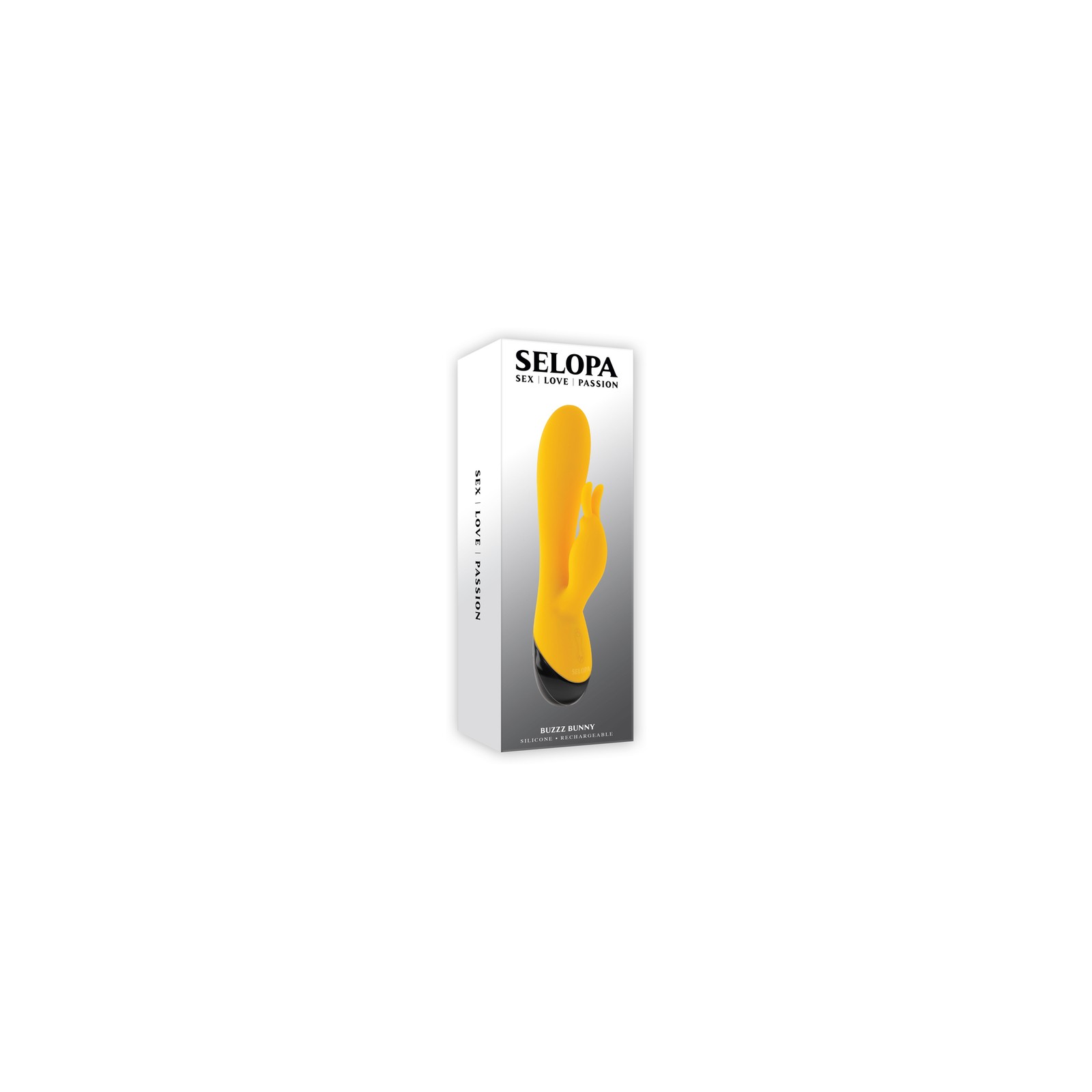 Selopa Buzzz Bunny Rechargeable Rabbit Vibrator Yellow