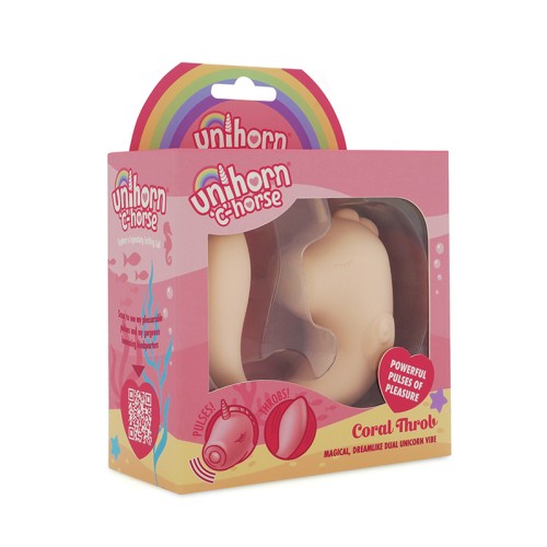 Unihorn C Horse Coral Throb Rosa Durazno