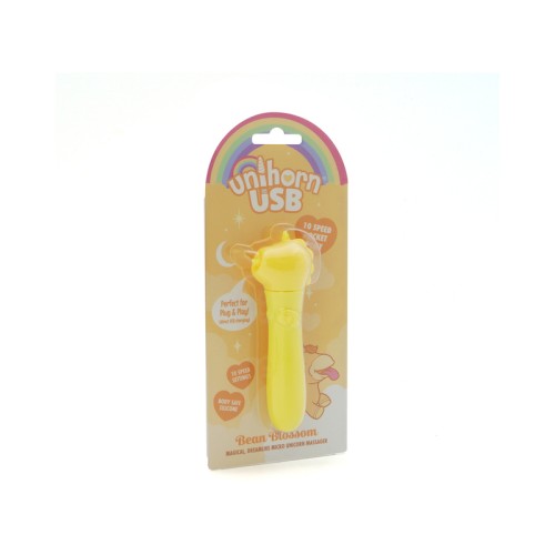 Unihorn USB Bullet Bean Blossom Yellow for Vibrant Pleasure