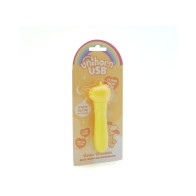 Unihorn Bullet USB Flor de Frijol Amarillo para Placer Vibrante