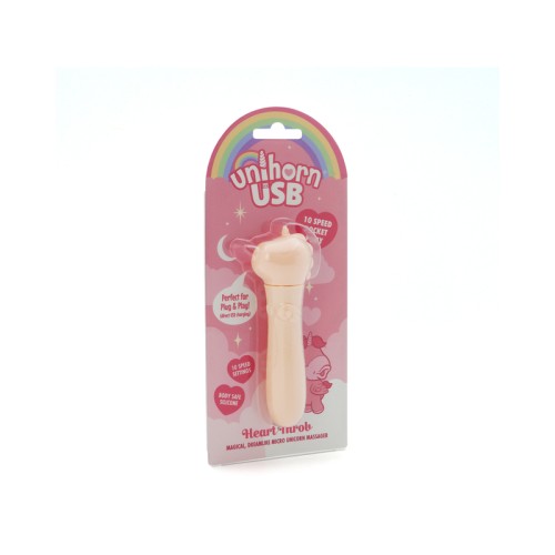 Unihorn USB Bullet Heart Throb Rosa Durazno