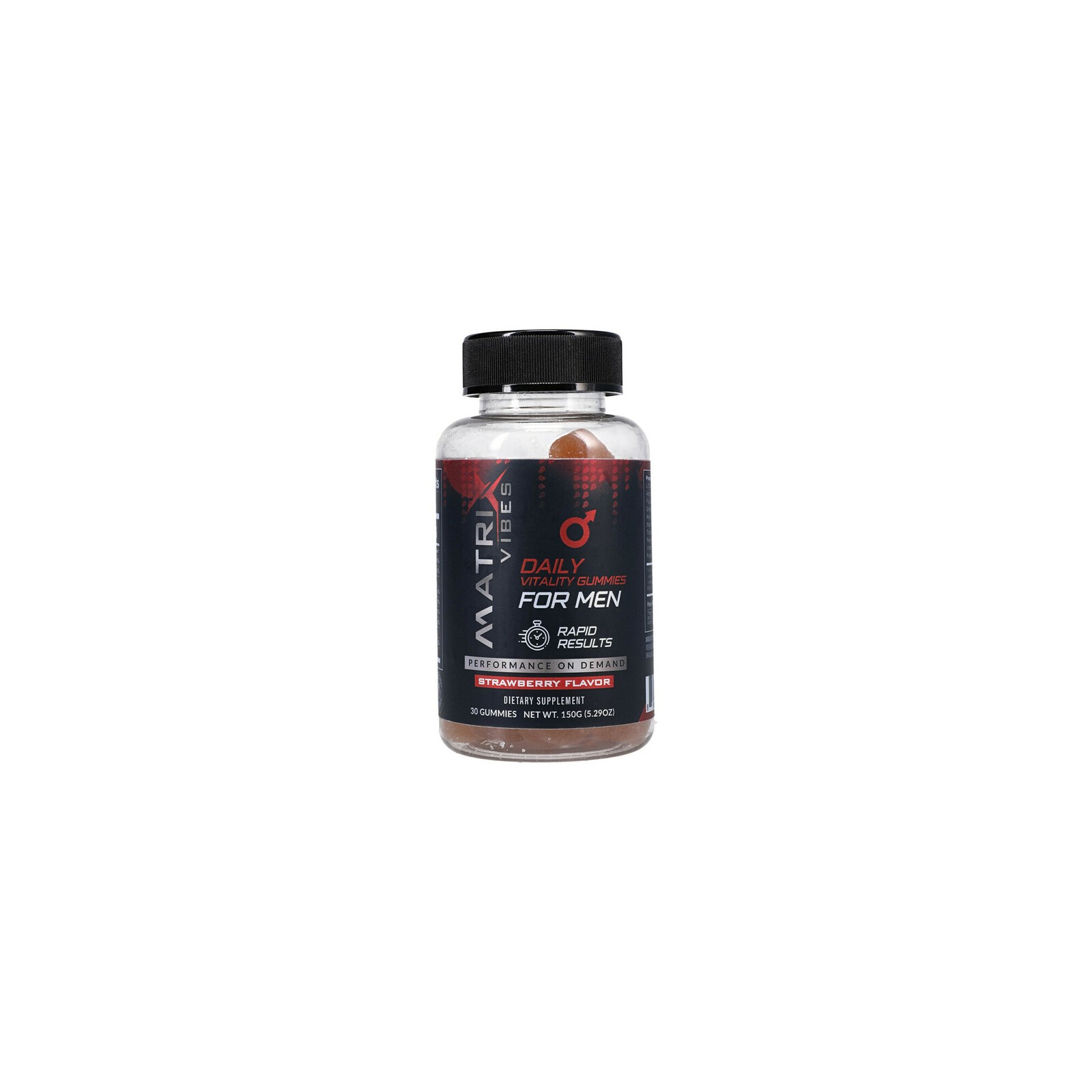 Matrix Daily Vitality Gummies for Men with Strawberry Flavor