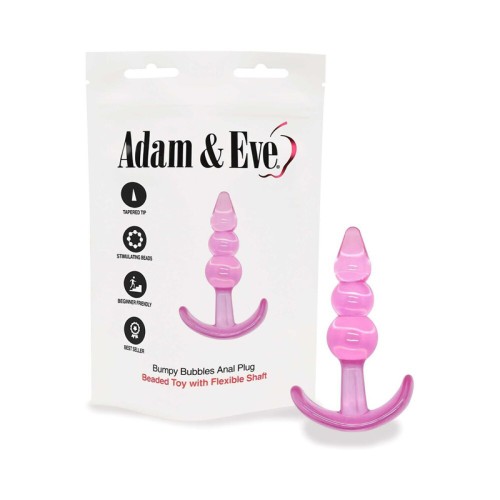 Plug Anal Bumpy Bubbles de Adam & Eve para Principiantes