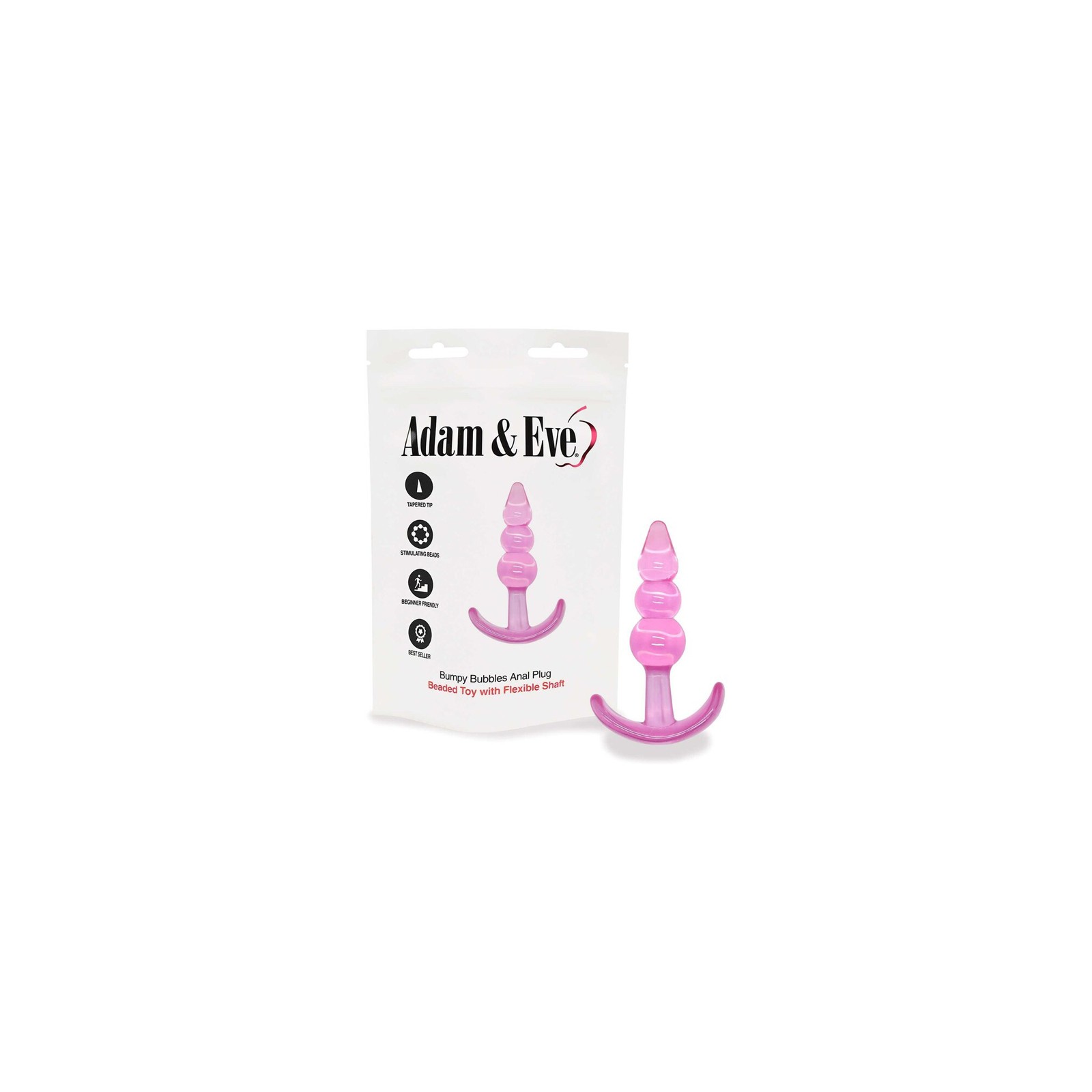 Plug Anal Bumpy Bubbles de Adam & Eve para Principiantes