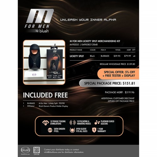 M For Men Lickety Split Merchandising Kit - Showcase Effectively