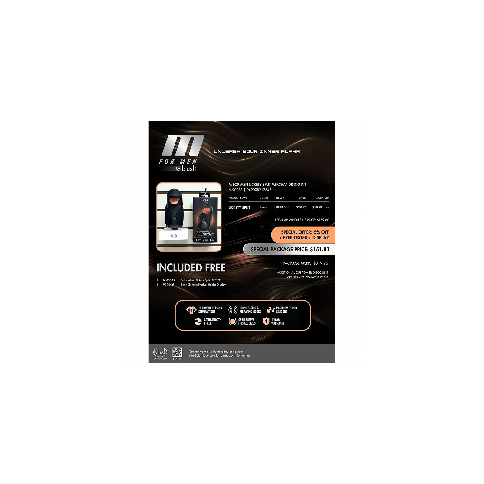 M For Men Lickety Split Merchandising Kit - Showcase Effectively