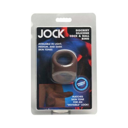 JOCK Silicone Cock & Ball Ring Dark