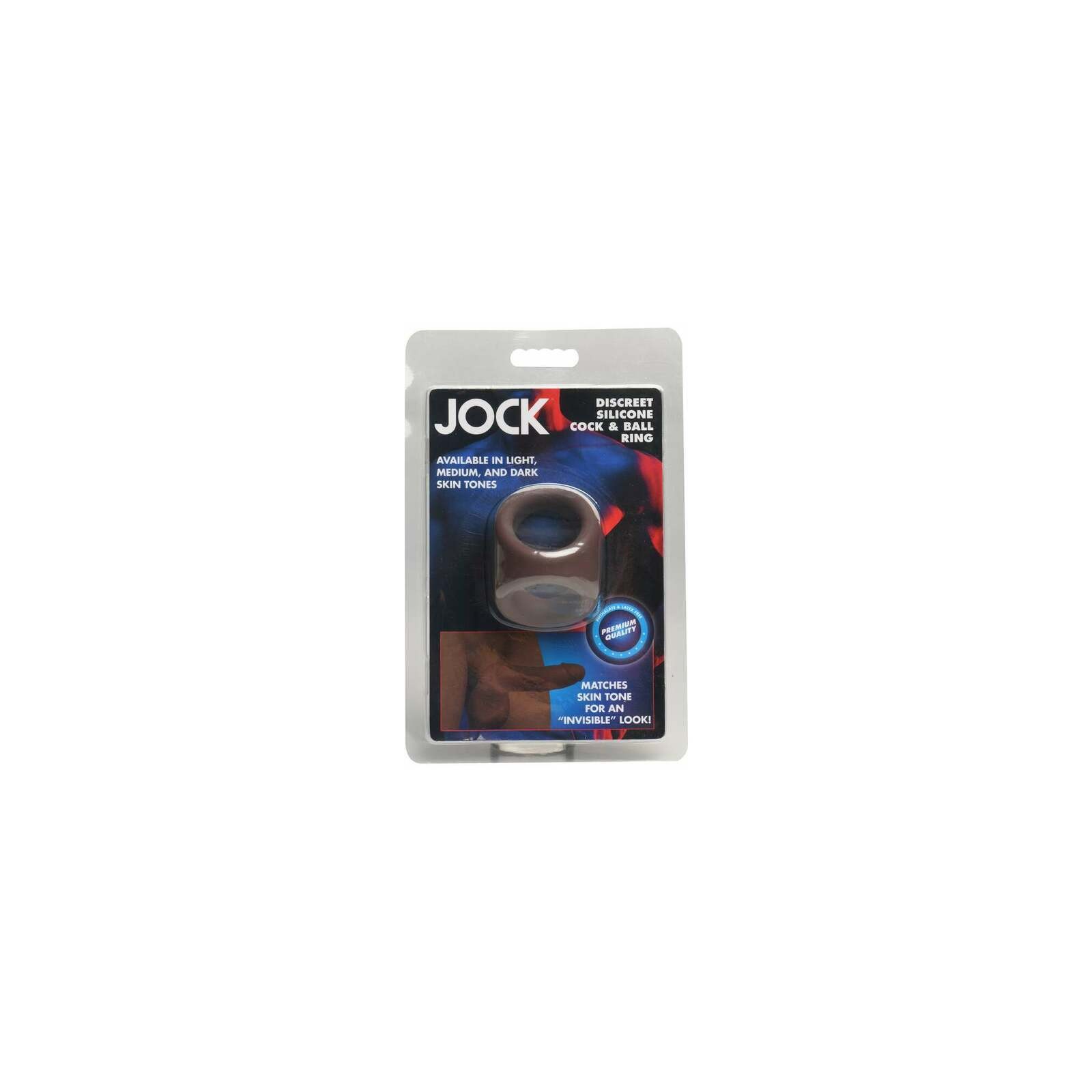 JOCK Silicone Cock & Ball Ring Dark