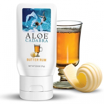 Aloe Cadabra Organic Lube - Butter Rum 2.5 Oz