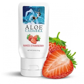 Aloe Cadabra Organic Lube - Strawberry - 2.5 Oz