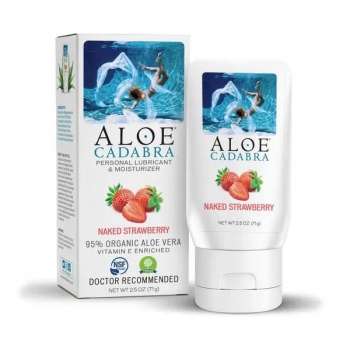 Aloe Cadabra Organic Lube - Strawberry - 2.5 Oz