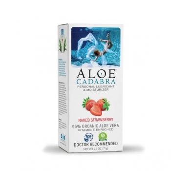 Aloe Cadabra Organic Lube - Strawberry - 2.5 Oz