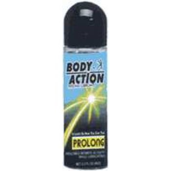 Long Lasting Pleasure: Body Action Prolong Lube - 2.3 oz/65G