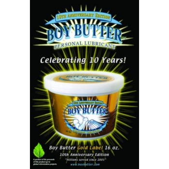 Boy Butter Gold - Personal Lubricant 10th Anniversary Edition