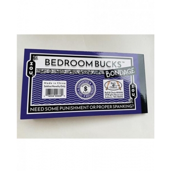 Bedroom Bondage Bucks - 30 Coupon Book