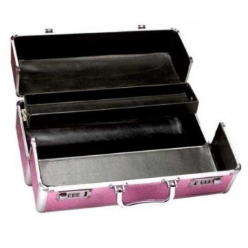 Lockable Vibrator Case Large Pink