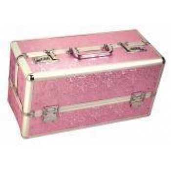 Lockable Vibrator Case Large Pink