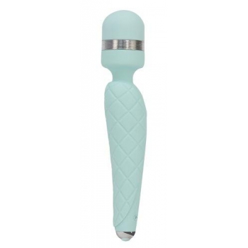 Pillow Talk Cheeky Wand Vibe Swarovski Crystal Teal