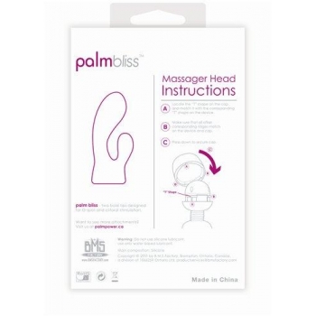 Palm Bliss 1 Silicone Head Massage Attachment