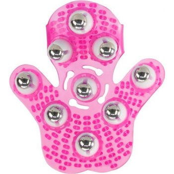 Roller Balls Massager Pink Massage Glove