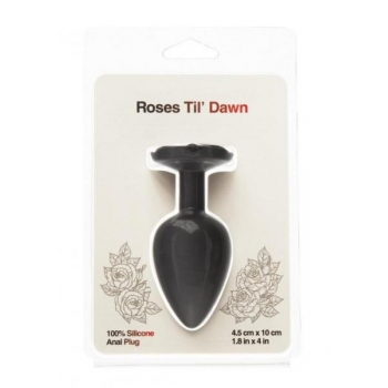 Roses Til Dawn Large Silicone Anal Plug