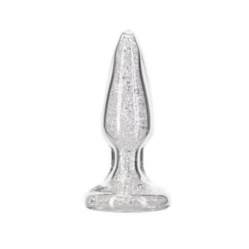 Pillow Talk Fancy Glass Anal Plug Translucent