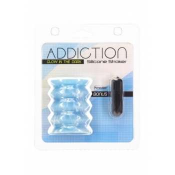 Addiction Silicone Stroker - Glow in the Dark Pleasure