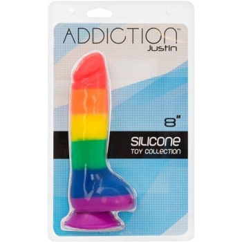 Addiction Justin 8 inches Rainbow Dildo