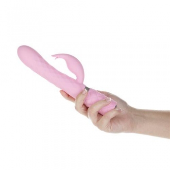 Pillow Talk Lively Dual Motor Massager in Pink