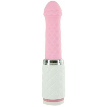 Pillow Talk Feisty Luxurious Thrusting & Vibrating Massager - Pink